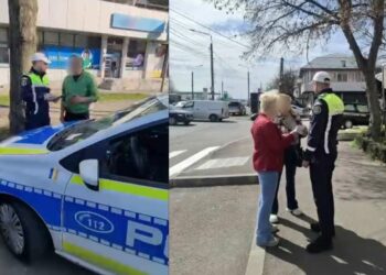 Acțiuni ale polițiștilor pentru reducerea riscului rutier în rândul victimizării pietonilor