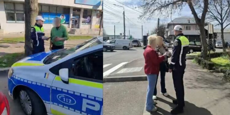 Acțiuni ale polițiștilor pentru reducerea riscului rutier în rândul victimizării pietonilor
