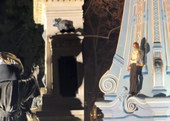 Acte de vandalism în Piața Traian