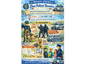 IPJ Brăila invită publicul la un eveniment special de Ziua Poliției Române