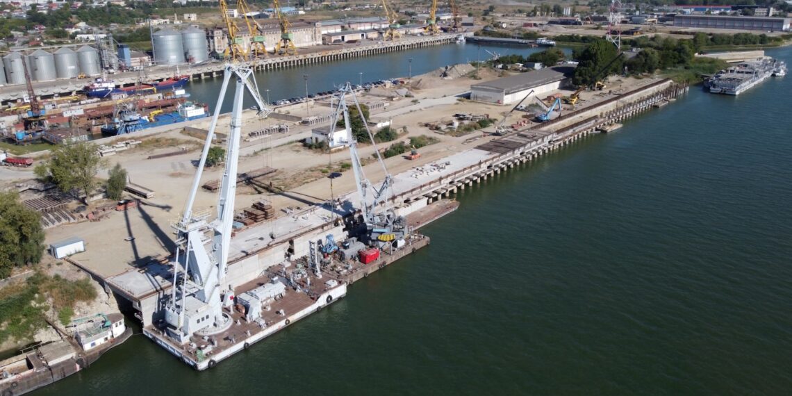 Proiectul “Port Brăila – lucrări de infrastructură a sectorului portuar al frontului de operare la Dunăre, adiacent Molului” a ajuns la final