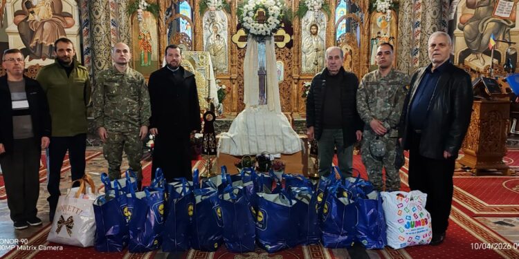 Activitate filantropică organizată de militari din Brigada 10 Geniu „Dunărea de Jos”
