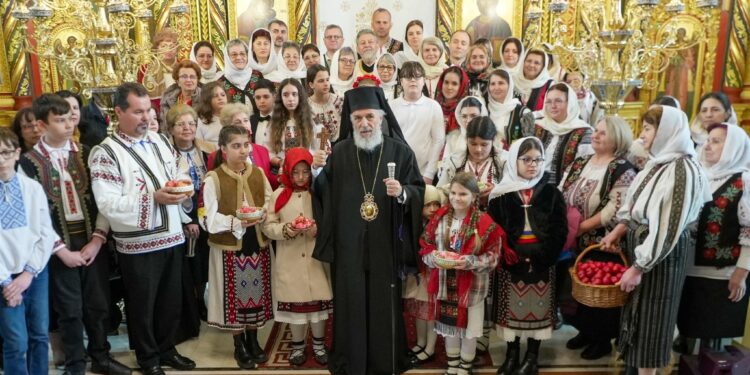 Comuniune și solidaritate în a doua zi de Paște, la Catedrala „Nașterea Domnului” din Brăila