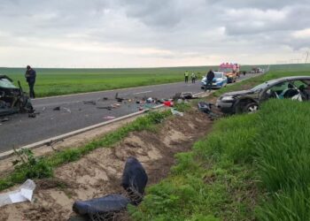 Accident mortal, cu trei autovehicule implicate, pe DN22 (E87), în județul Constanța