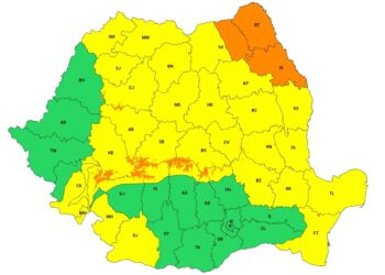 ANM anunță vreme rece până vineri. Joi avem cod galben de intensificări ale vântului la Brăila