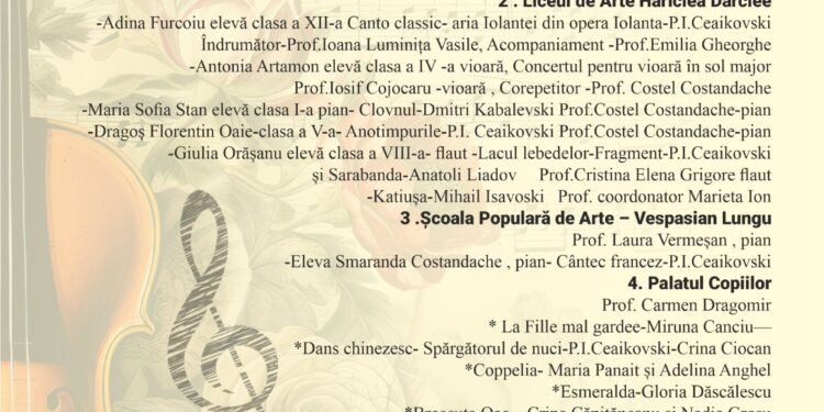 Proiect educațional ”Muzica lumii între sunet și suflet”, dedicat universului artistic al Rusiei, organizat la Biblioteca Județeană Panait Istrati Brăila