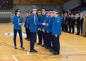 Jandarmi brăileni înaintați în grad de Ziua Jandarmeriei Române