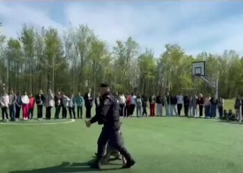 Activitate informativ-preventivă desfășurată de jandarmii brăileni la Şcoala Gimnazială Râmnicelu