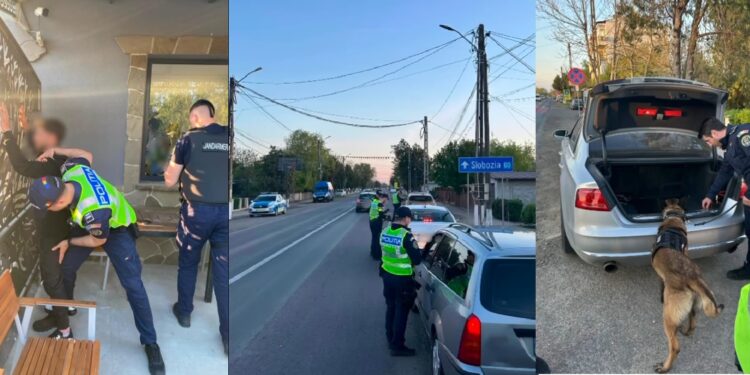 Razii de amploare ale polițiștilor în noaptea de 25 spre 26 aprilie