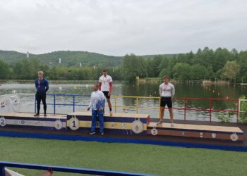 Patru medalii câștigate de Andrei Stoian la campionatul național de Kaiac-Canoe pentru juniori 1