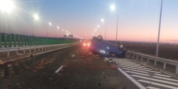 Accident mortal pe Autostrada A7, în apropiere de ieșirea din municipiul Buzău spre Brăila
