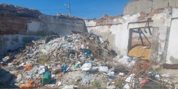 Amendă de 50 de mii de lei pentru proprietarul terenului de pe strada Vasile Cîrlova, la intersecția cu strada Grivița