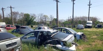 Garda de Mediu Braila a depistat o activitate ilegală de gestionare a vehiculelor scoase din uz în localitatea Silistraru
