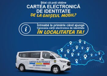 Ghișeul mobil pentru cartea electronică de identitate vine în sprijinul cetățenilor