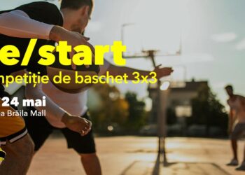 Brăila Mall susține mișcarea și promovează sportul printr-un eveniment de baschet 3x3