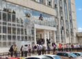 Protest spontan la ANAF Brăila