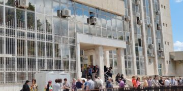 Protest spontan la ANAF Brăila