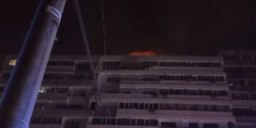 O dronă rusească a căzut azi noapte pe un bloc de pe strada Brăilei din municipiul Galați