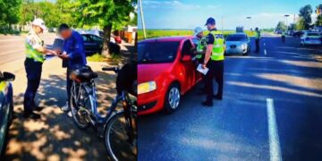 Acțiune cu efective mărite desfășurată de polițiștii brăileni pentru creșterea siguranței rutiere și menținerea ordinii publice