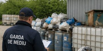 Garda de Mediu Brăila a amendat o societate agricolă cu 15.000 de lei pentru nereguli privind gestionarea deșeurilor