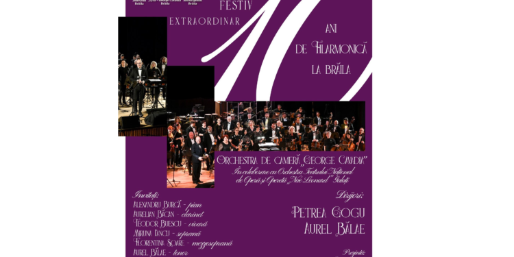 Filarmonica „Lyra – George Cavadia” sărbătorește 10 ani de excelență artistică