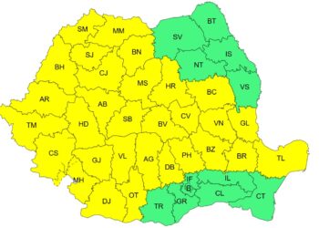 Prima zi de vară calendaristică vine cu un cod galben de instabilitate atmosferică