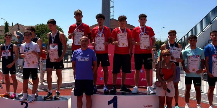 Medalii pentru atleții de la LPS Brăila la etapa finală a Campionatelor Naționale în aer liber U18
