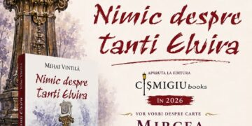 Lansarea romanului „Nimic despre tanti Elvira”, de Mihai Vintilă, la Librăria Cărturești Brăila Mall