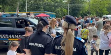 Bucuria copiilor, cea mai frumoasă recompensă pentru jandarmii brăileni