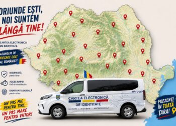 Caravana pentru eliberarea Cărții Electronice de Identitate ajunge la Chiscani