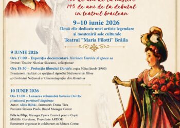 166 de ani de la nașterea Haricleei Darclée și 145 de ani de la debutul său artistic pe scena teatrului brăilean