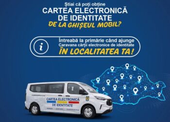 Caravana pentru eliberarea Cărții Electronice de Identitate ajunge la Ciocile și Movila Miresii
