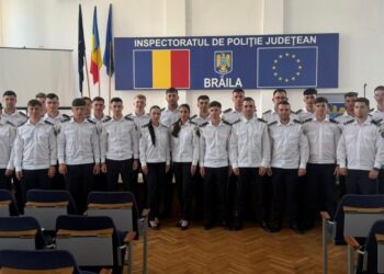 O nouă promoție de agenți de poliție la IPJ Brăila