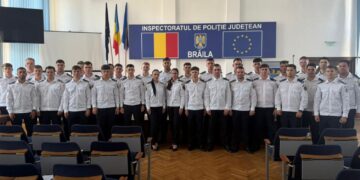 O nouă promoție de agenți de poliție la IPJ Brăila