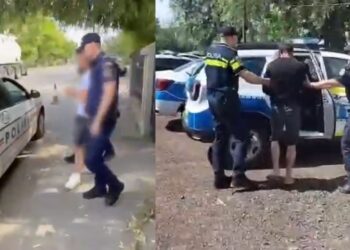 Trei bărbați condamnați la închisoare, ridicați de polițiști și trimiși după gratii