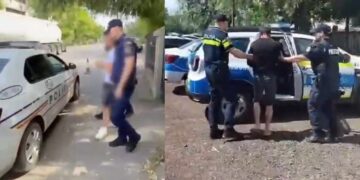 Trei bărbați condamnați la închisoare, ridicați de polițiști și trimiși după gratii