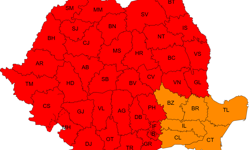 Alertă ANM de caniculă. Temperaturile vor atinge 41 de grade