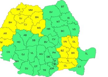 Cod Galben de temperaturi extreme și disconfort termic ridicat