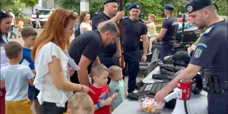 Prin activitățile de astăzi, jandarmii au descoperit viitorii oameni mari ai comunității brăilene