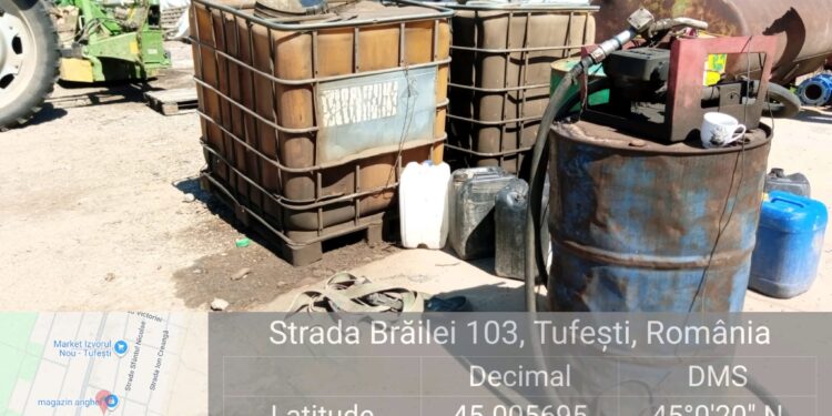 Pericol la Tufești: Azotat de amoniu depozitat direct pe sol. Un fermier a fost amendat cu 22.500 de lei de Garda de Mediu Brăila