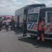 Accident rutier pe DN 21. Impact între un autobuz și un autocamion