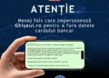 AVERTIZARE: Mesaj fals care impersonează Ghișeul.ro pentru a fura datele cardului bancar