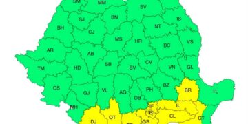 Cod Galben de caniculă, disconfort termic și instabilitate atmosferică accentuată