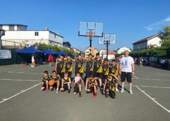 Echipa de la Cuza Pirates Brăila a încheiat cu succes Competiția Națională de Minibaschet 2026