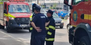 Intervenție a pompierilor pe Calea Călărașilor