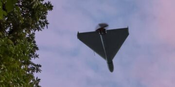 Dronă doborâtă de un pilot român în zona localității Padina, în județul Buzău