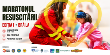 Prima ediție a „Maratonului Resuscitării” vine la Brăila, pe 15 august 2026