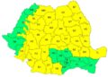 Cod Galben de caniculă în Brăila și sud-estul teritoriului