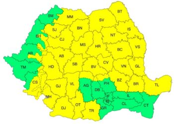 Cod Galben de caniculă în Brăila și sud-estul teritoriului