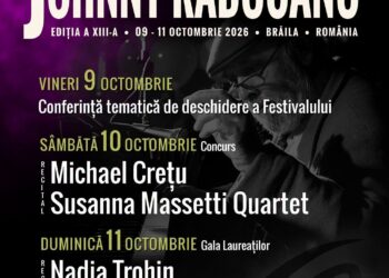 Care sunt recitalurile de la a XIII-a ediție a Festivalului Internațional „Johnny Răducanu”